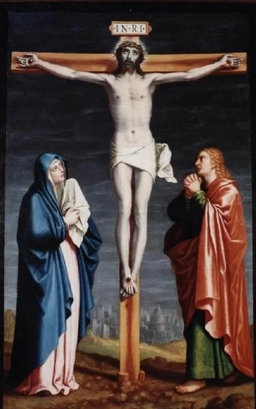 Cristo crocifisso con Maria e Giovanni - Museo de Bellas Artes de Granada
